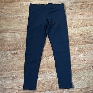 Matty M Black Leggings with Zippers